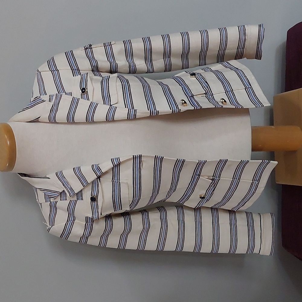 Tory Burch Sgt Pepper striped Jacket size 6
